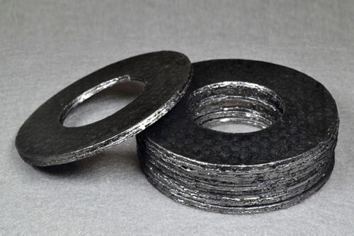 Highly strong graphite compound gasket